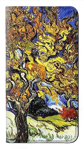 Housse cuir iPhone 15 Pro Vincent Van Gogh : l'élégance artistique d'un étui à clapet raffiné