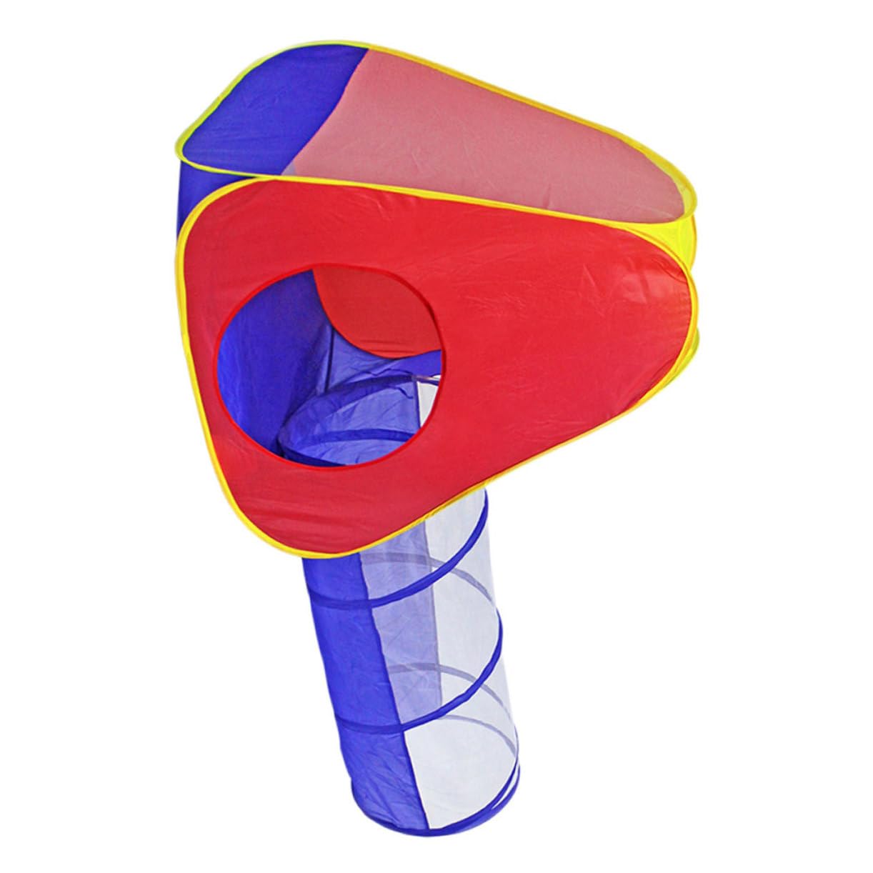 NAMOARLY 2-Piece Boys and Girls Pop-up Tent Indoor Playhouse Tunnel Teepee Boys and Girls Playing Tent Toy Fun Indoor Play for