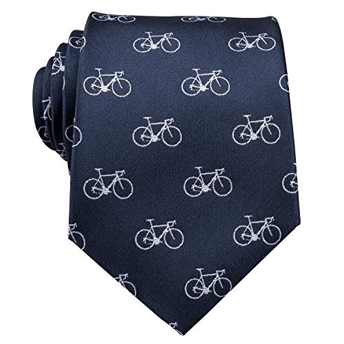 Image of Barry.Wang Fun Animal Ties for Men Designer Handkerchief Cufflink WOVEN Casual Necktie Set Festival