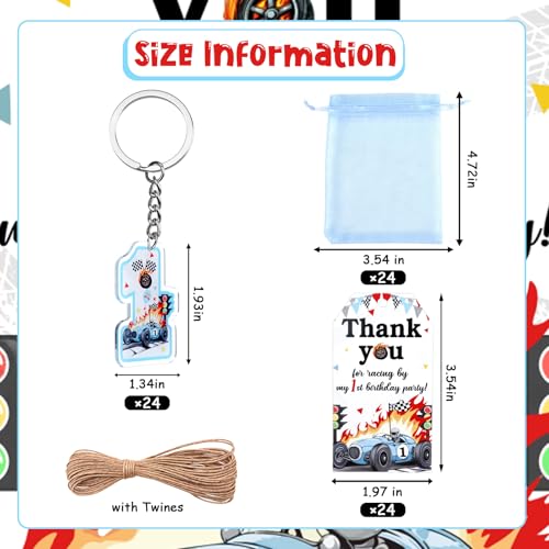 Image of Party Favors Theme Baby-Shower Keychain Set