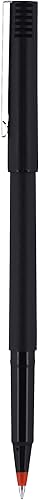 Miniatura 3 de uni-ball Paquete de 12 bolígrafos de punta fina color rojo y ónix, punta fina, 0.020 in, negro, paquete de 12 unidades