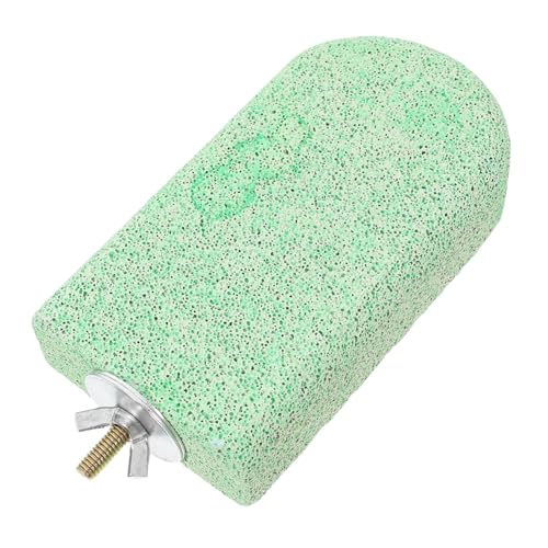 UPKOCH Parrot Platform Perch Bird Grinding Stone Jump Board Parrot Molar Toy for Beak Grinding Safe Stone Material for Pets