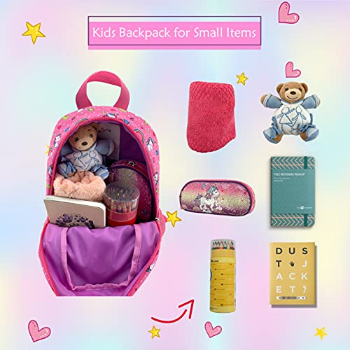 Happysunny Toddler Unicorn Backpack For Girls Kids 3-5 Year Old Age 4-6 With Reversible Sequins Children Bookbag Lightweight For Preschool Kindergarten Early Elementary School Bag For Little Child #TOP4