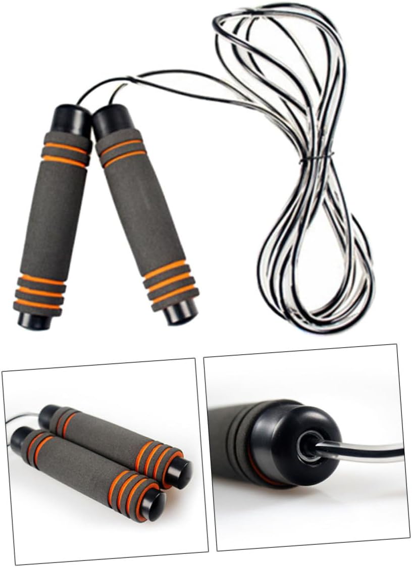 TOYANDONA Adjustable Lightweight Jump Rope with Memory Handles for Fitness Training Tangle Skipping Rope for Men Women Comfortable Non Slip Grip for Weight Loss and Exercise