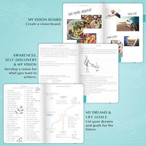 Image of Legend Planner Undated, Weekly & Daily Goal Journal, A5 Turquoise
