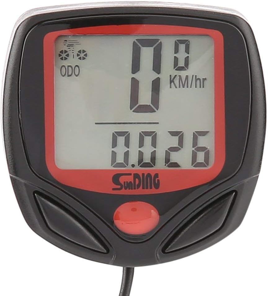 ATT BRAZIL Velocímetro e Odômetro Digital com Fio para Bicicleta - Monitor de Velocidade e Distância para Ciclistas