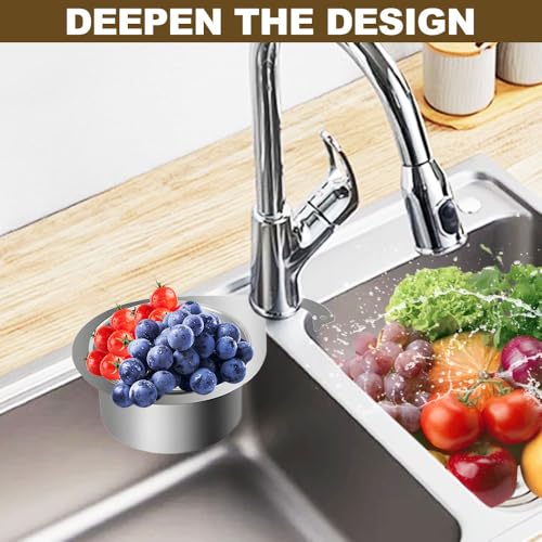 Colador de Acero Inoxidable para Fregadero de Cocina miniatura 4