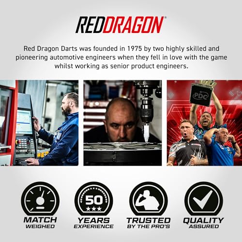RED DRAGON Luke Humphries TX3 Gold SE 20 Gram Premium Tungsten Softip Darts Set with Flights and Stems by RED DRAGON - Image 6