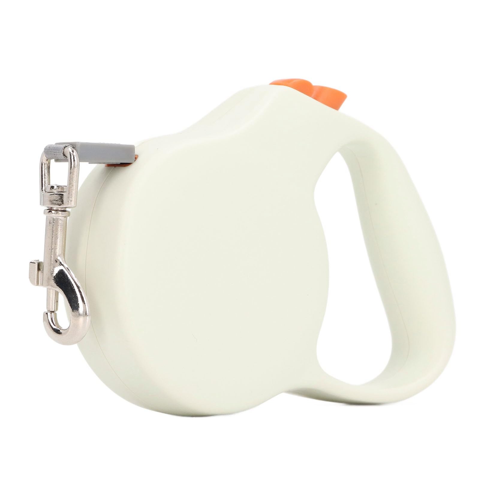 Gavigain Retractable Dog Leash, Lightweight Sturdy, Adjustable Length, Proof, Smooth Retracting, for Small Pets, Cats, Dogs, Outdoor Hiking Travel (White)