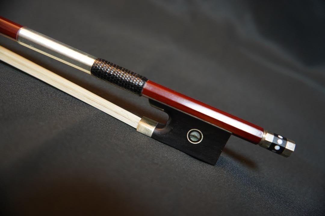 良弓バイオリン フェルナンブーコ 弓 44 装飾スクリュー 2良弓