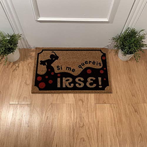 Top Mat Felpudo Pintado a Mano – Si me queréis IRSE –...
