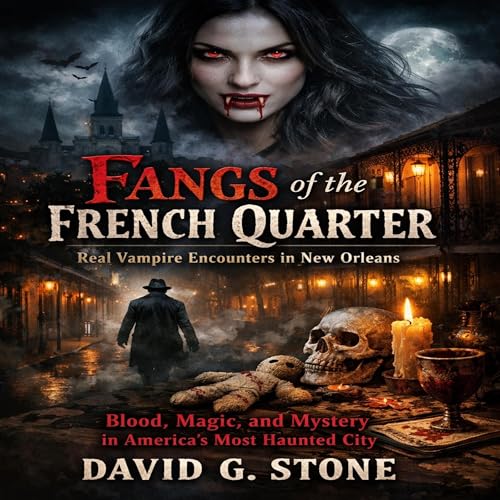 Page de couverture de Fangs of the French Quarter: Real Vampire Encounters in New Orleans: Blood, Magic, and Mystery in Ameri