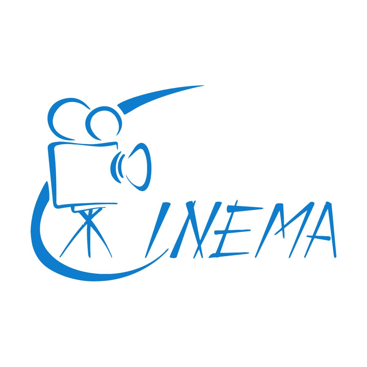 Vinyl Wall Stickers Cinema Films Movie Theatre 72x111.2cm Do not Damage the wall Surface Extra Large Blue โ image 1
