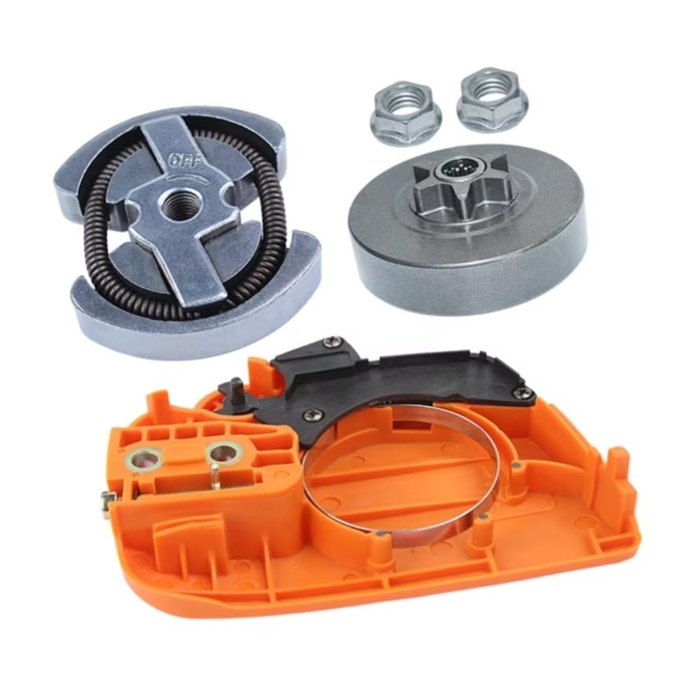 Oglozabp One Color Chainsaw Chain Brake Assembly 3/8-6T Sprocket Clutch Drum Kit ﻿ Fit For 235 236 240 235E Chainsaws 525628901