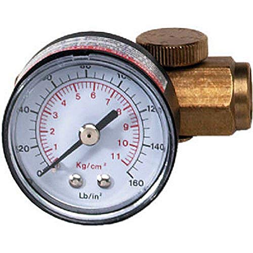 Line Air Adjusting Valve Regulator with Gauge (), Standard - CAMPBELL HAUSFELD MP104200AV