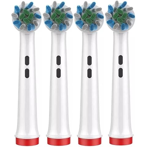 Replacement Brush Heads for Oral-B Braun Electric Toothbrush, Twist Action Pro, EB52-X - Pack of 4 Cover