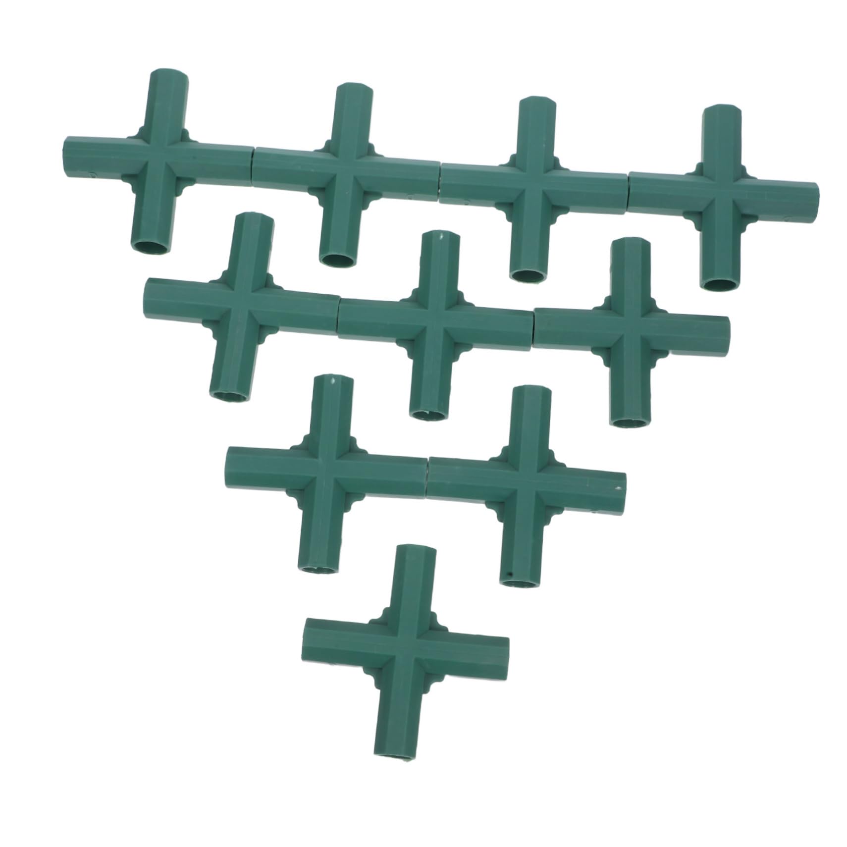 Raccords de tuyau d'arrosage à quatre voies en PVC 16 mm haute densité pour tente