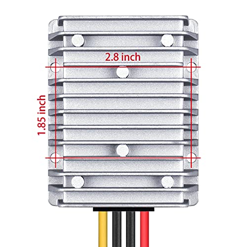Image of DC 24V to 13.8V 40A 552W Converter Voltage Regulator, Waterproof DC Voltage Reducer Buck Transformer Power Supply for Golf Cart
