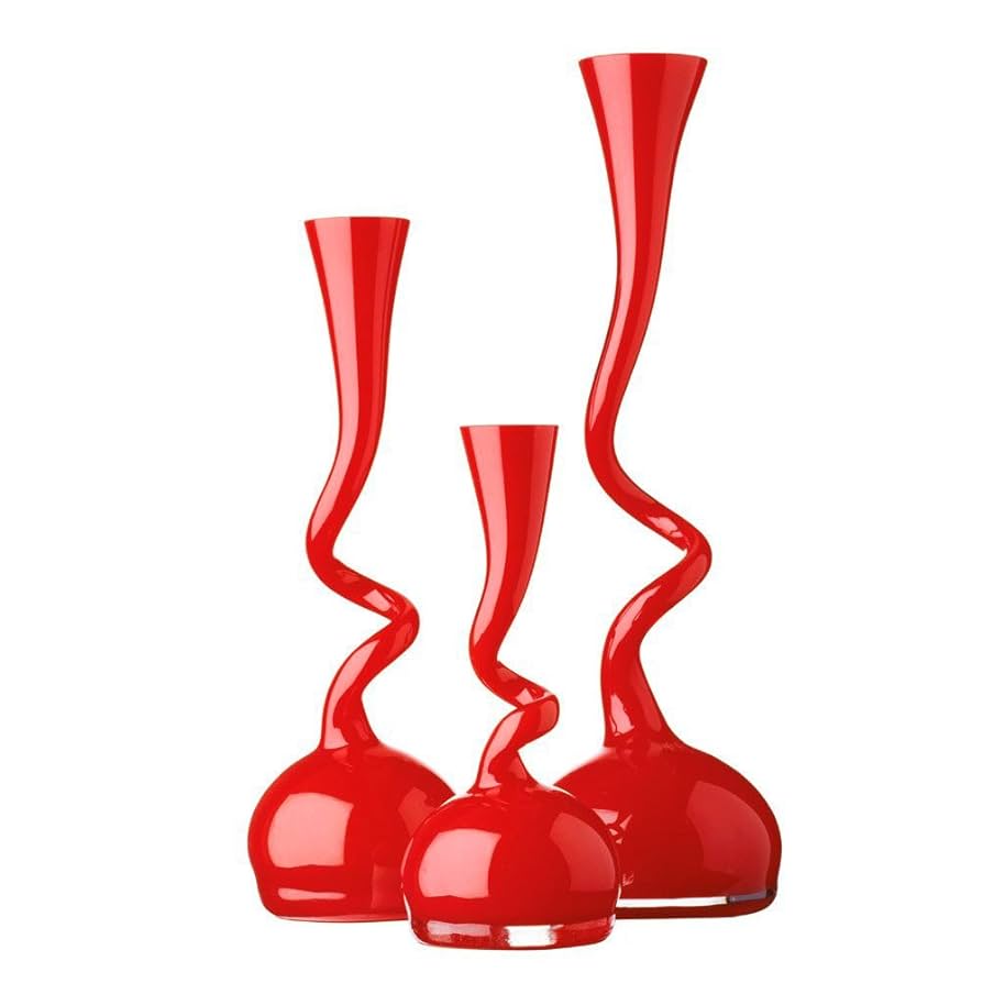 Normann  swing vaseノーマンコペンハーゲン Normann - 'Swing' vase, red – ByMonica