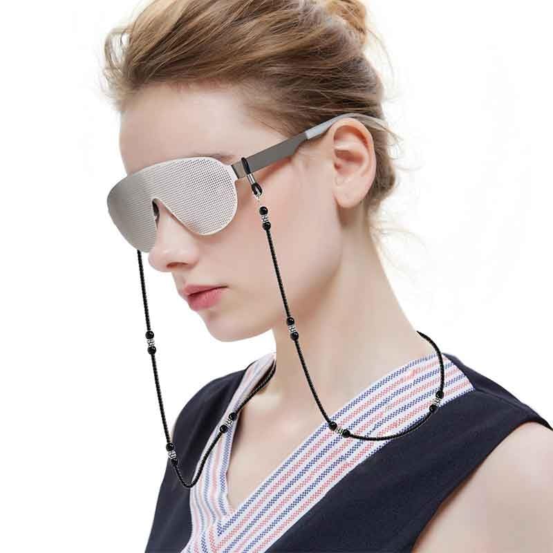 Lunettes perles cintre chaîne collier pour éviter les chutes de solaires