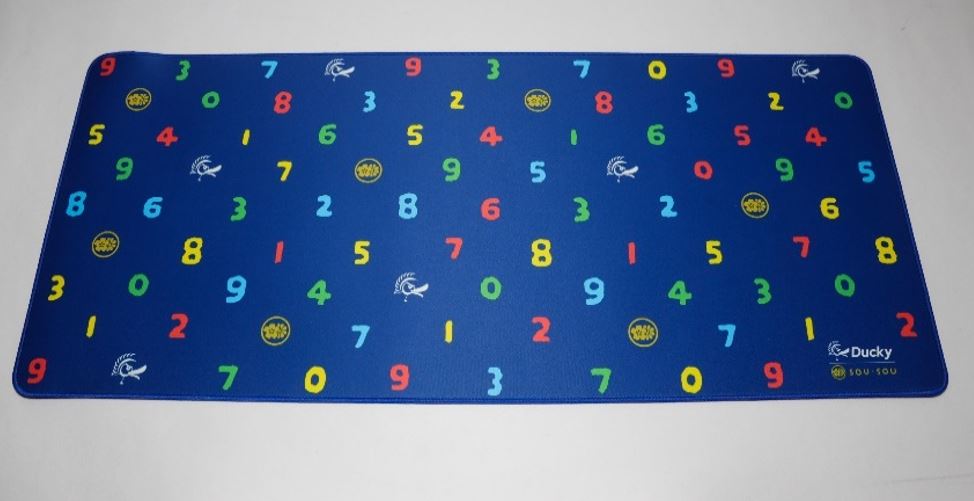 Grand sous-main Ducky x SOU・SOU tapis de bureau en tissu avec bords cousus durables