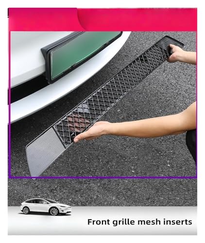 Grille d'aération de voiture avant inserts maille Tesla Model X