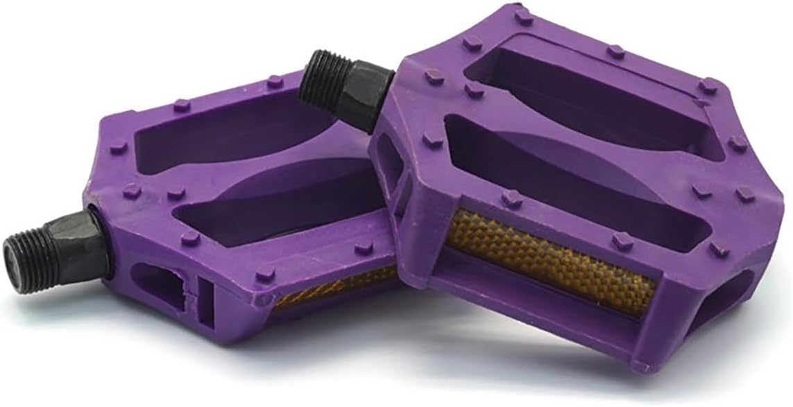 1 Paar Pedale aus Kunstharz für Kinderfahrräder, 9/16 Zoll mit Reflektoren