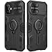 Produktbild Nillkin CamShield Armor Hülle Kompatibel mit iPhone 12 Mini 5.4 Zoll, Kameraschutz Handyhülle mit Anti-Rutsch Stoßfest Kratzfest PC Bumper Hybrid Schutzhülle für 12 Mini Case Schwarz
