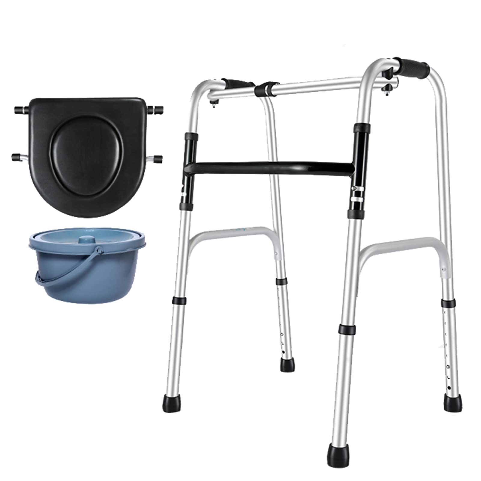 Chodziki Dla Seniorów Lekka Składana Rama Mobilna Chodzik Dla Osób Starszych Rollator Chodzik Dla Osób Starszych Regulowane Pomoce Dla Osób Niepełnosprawnych Chodziki Chodzik Dla,I