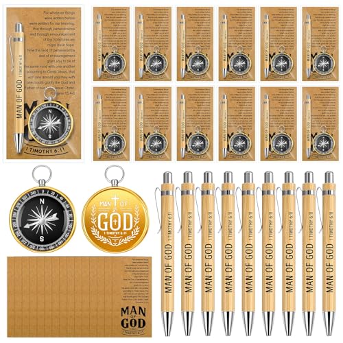 Set religioso con brújulas y bolígrafos Sayglossy 40 unidades miniatura 1