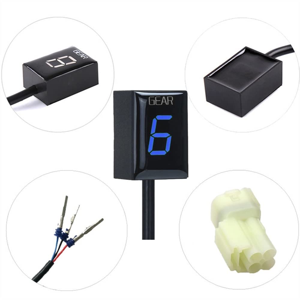 Indicatore Di Marcia LED Per Kawasaki VN900 2011-2015 - Display Marce 1-6 Con Indicatore Folle - Foto 13