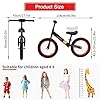 16 inch Balance Bike for 4 5 6 7 8 Year old Boys Girls, Kids No Pedal Bikes with Adjustable Seat, Toddler Walking Training Bicycle, Children's Toys Gifts, Black #5