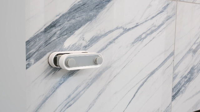 Porta Scope Adesivo Da Parete - Set Di 2 Senza Forature, Con Ganci Salvaspazio