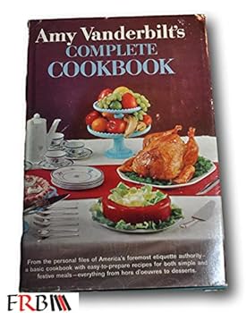 Hardcover Rare 1961 Amy Vanderbilts Complete Cookbook Drawings by Andy Warhol Book