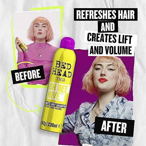 Shampoing sec fini mat Bed Head Oh Bee Hive effet volume
