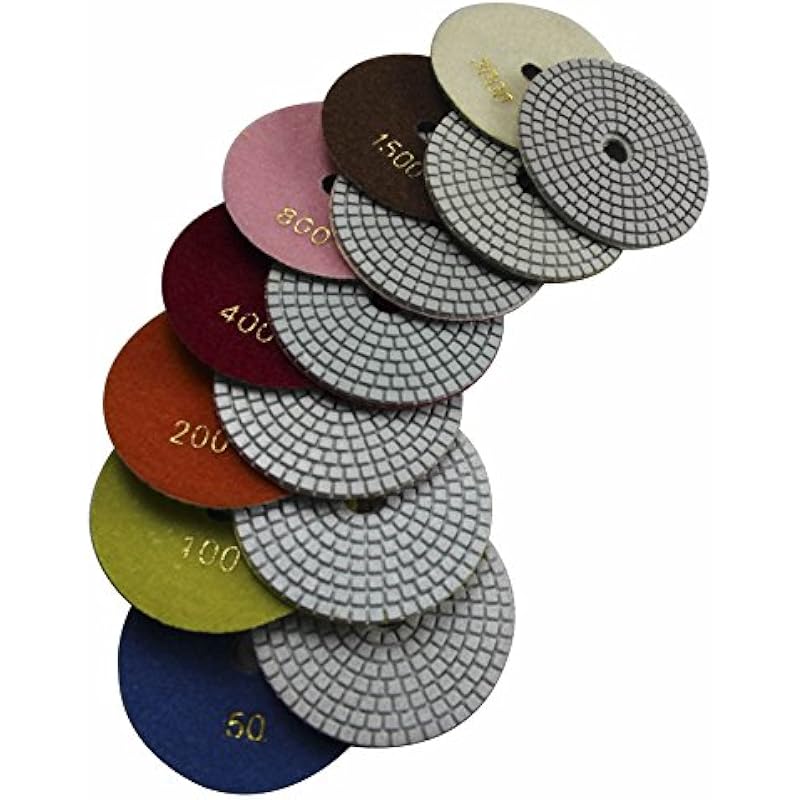 8cm 다이아몬드 연마 패드 스톤 디스크 대리석 화강암 습식 80mm