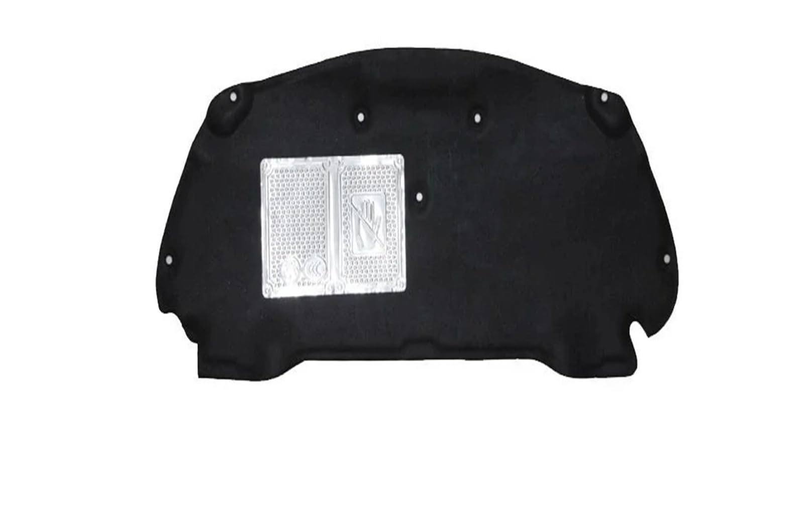 Waleqw One Color For Peugeot 2008 A94 P24 2013~2025 2014 2015 Accessories Car Hood Engine Linin Thermal Insulation Cotton Soundproof Mat Cover Engine Heat Insulation Pad(20-25 Aluminum Foil)