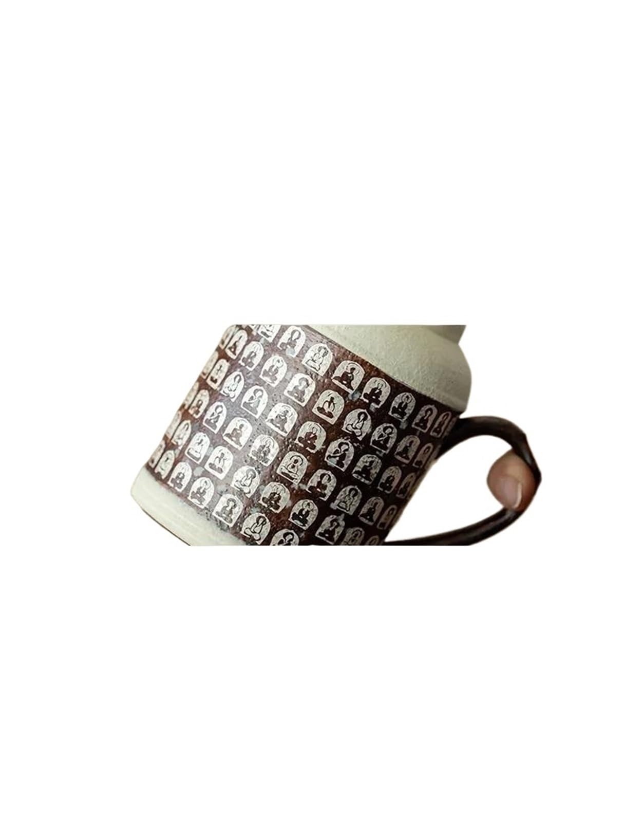 Czajniki do herbaty, czajnik z gliny, stary, kamienny, duża pojemność, izolowany, zestaw do herbaty Kung Fu, 500 ml, Dunhuang Buddha, czajniki do ciepłej wody i serwery do kawy, podróżny zestaw do h