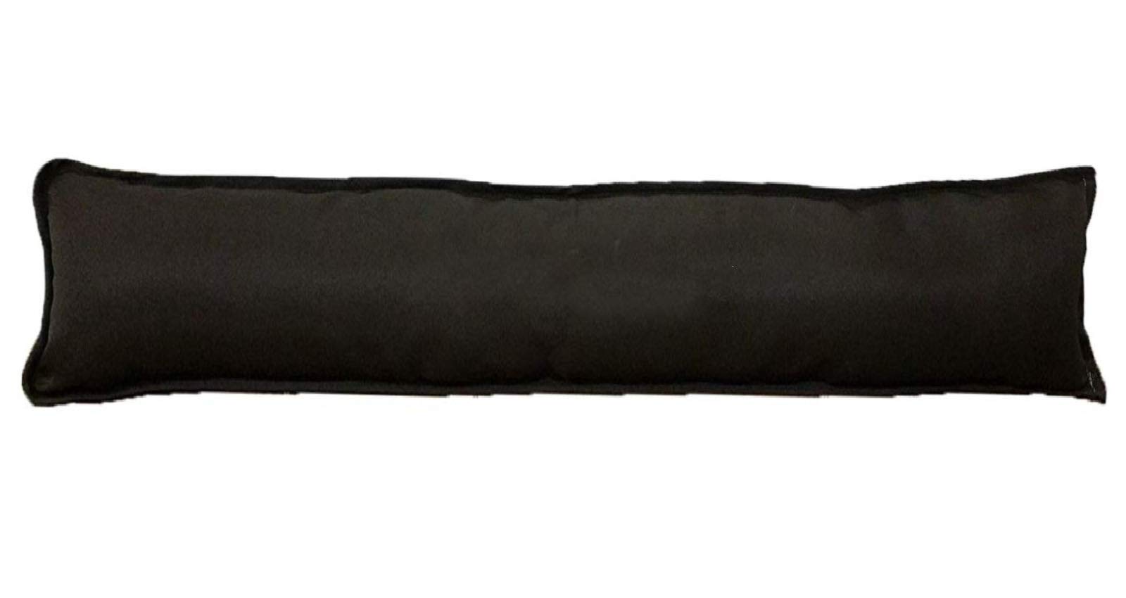 AHR LTD. New Plain Giant Jumbo Fabric Draught Excluder Decorative Simple Door or Window Draft Guard Winter Air Stopper (Brown)