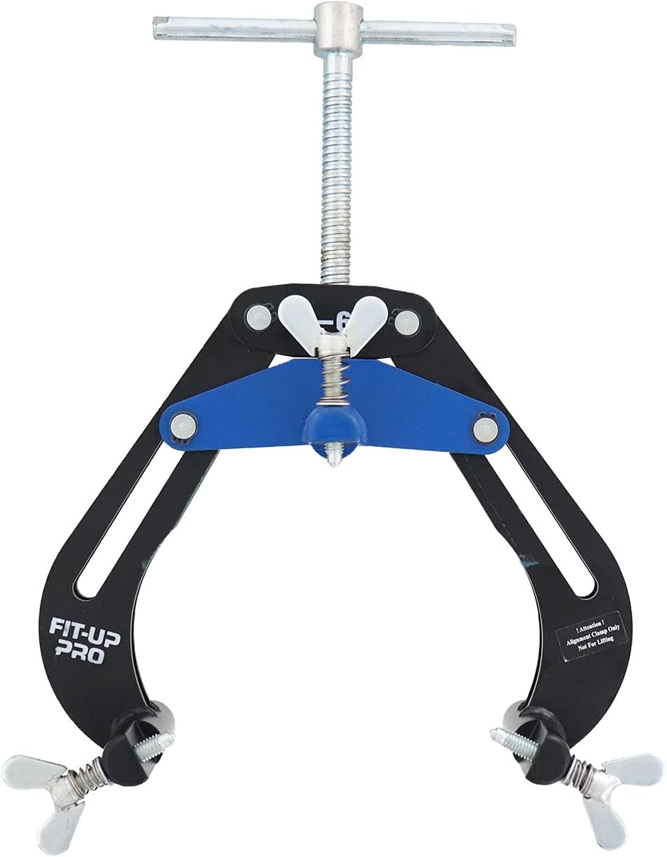 B&B Pipe 1221 PDQ Pipe Clamp (Medium) fits 2" to 6" Pipe for Pipe Fitting, Fit Up, and Welding
