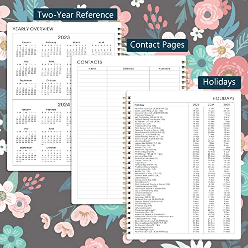 Planner 2023-2024 - July 2023 - June 2024 Weekly & Monthly Planner, 8" X 10", Academic Planner 2023-2024 With Strong Twin-Wire Binding, Round Corner, Perfect Daily Organizer #TOP5