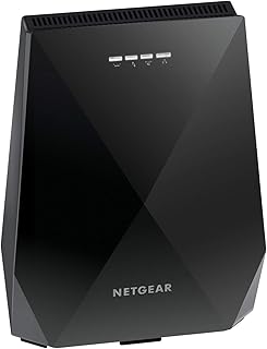 NETGEAR WiFi Mesh Range Extender EX7700 - Coverage up to 2000 sq.ft. and 40 Devices with AC2200 Tri-Band Wireless Signal Booster & Repeater (up to 2200Mbps Speed), Plus Mesh Smart Roaming
