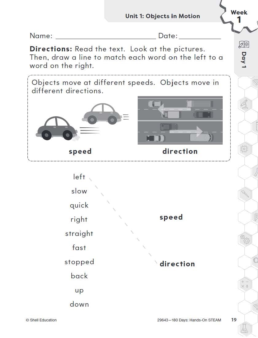 180 Days: STEM/STEAM for Kindergarten Practice Workbook for Classroom and Home, Cool and Fun Practice Created by Teachers (180 Days of Practice) - Image 6
