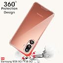 TheGiftKart Crystal Clear Back Cover Case for Samsung Galaxy M36 5G / F36 5G | Shock Proof 360° Protection | Hard Clear Back Cover Case for Samsung Galaxy M36 / F36 5G (PC & TPU, Transparent Bumper) gallery image