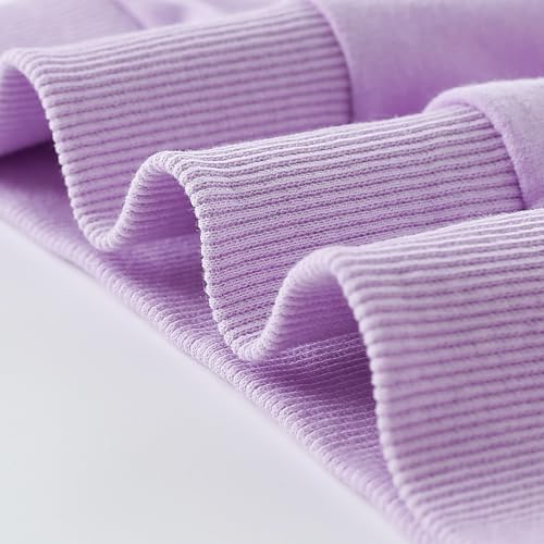 Pilipulu Sweatshirt Mädchen Pullover Kinder Mädchen Baumwolle Langarmshirt Einhorn Häschen Warm Tops 2-8 Jahre, Einhorn/Lila, 116