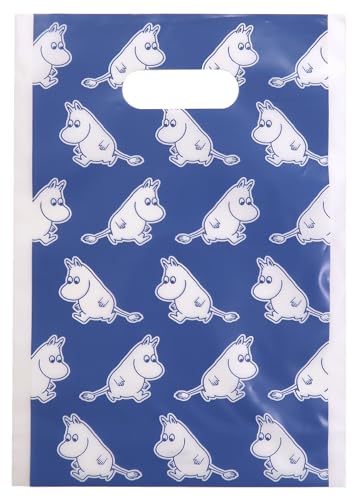 インディゴ MOOMIN ムーミン ラッピング 手提げ ビニール袋 デイリーバッグS ムーミン ブルー 7枚入 MP788