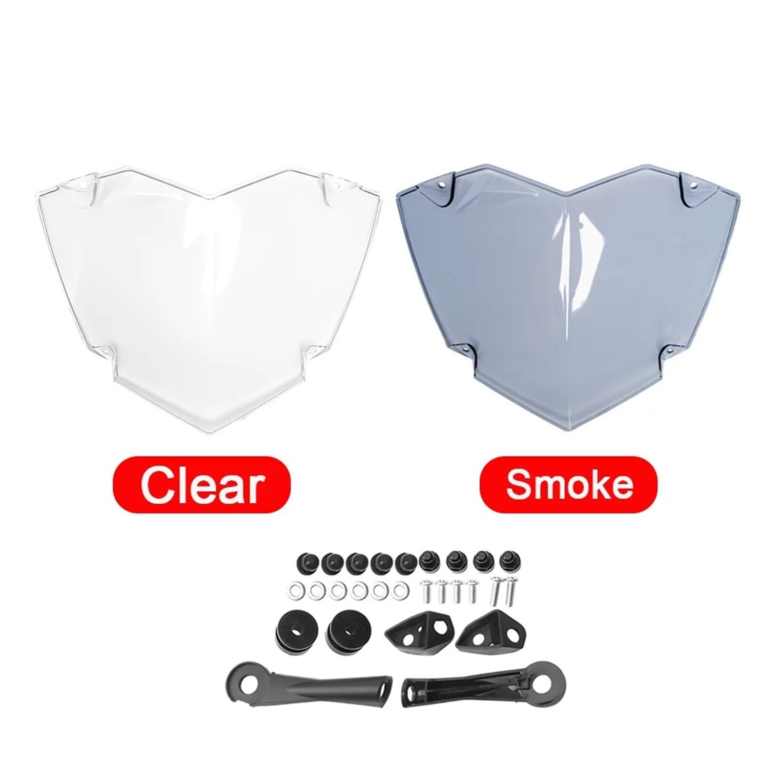 Faros Moto Cubiertas Para BMW R1250GS R 1250 GS R 1250GS Para Adventure 2019-2023 Protector De Faros Delanteros protectora faros motocicleta(Smoke with sticker)