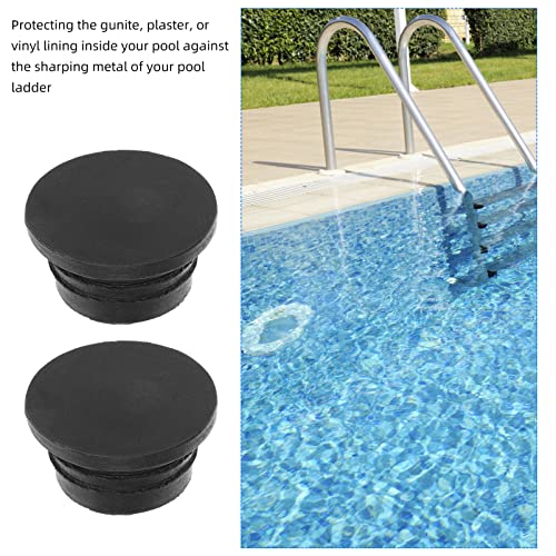 2 tapones de goma para escalera de piscina miniatura 7