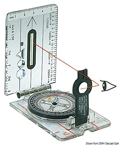 Compas de relèvement CD703L avec cadran lumineux rétroéclairé