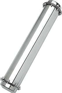 89.9cm(35.4인치) 대형 스테인리스 스틸 타임 캡슐 방수 밀폐 보관 용기, 긴 문서, 배너, 가족 모임, 졸업식, 결혼식, 군대 및 레거시 기념품용 (89.9cm(35.4인치))